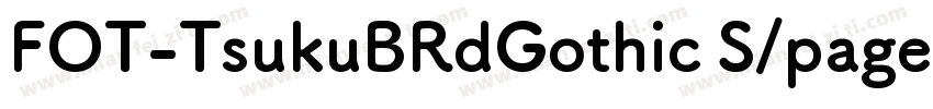 FOT-TsukuBRdGothic S/page/2字体转换